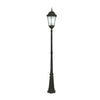Bright Star Lantern Light Column - Black