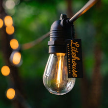 Load image into Gallery viewer, Litehouse Solar Traditional LED Bulb Festoon String Lights