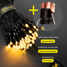 Load image into Gallery viewer, Litehouse Solar LED String Fairy Lights 3000K