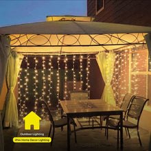 Load image into Gallery viewer, Litehouse Curtain LED Fairy Lights 3000K 2m