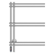 Load image into Gallery viewer, Bathroom Butler Loft Twin 6 Bar Straight Heated Towel Rail with TDC Timer
