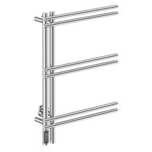 Load image into Gallery viewer, Bathroom Butler Loft Twin 6 Bar Straight Heated Towel Rail with TDC Timer

