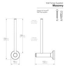 Load image into Gallery viewer, LIQUIDRed BALR2604MBLK Felicity Spare Toilet Roll Holder - Matt Black