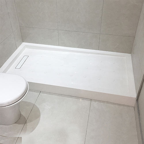 RossCo Long Shower Tray Composite Livecopper