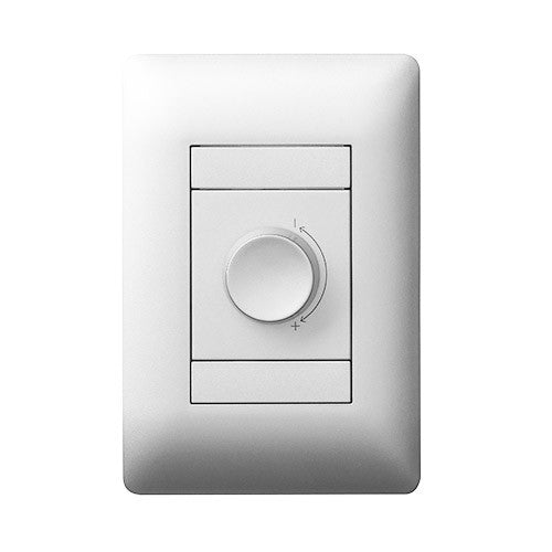 Legrand Ysalis Rotary Dimmer Light Switch 4 x 2 (PYD124WHT Legrand Ysalis Rotary Dimmer Light Switch 4 x 2 (PYD124WHT
