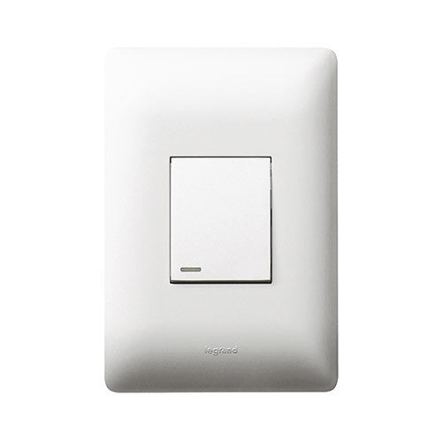 Legrand Ysalis 1 Lever 2-Way Light Switch 4 x 2 (PY1224WHT Legrand Ysalis 1 Lever 2-Way Light Switch 4 x 2 (PY1224WHT