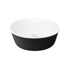 Load image into Gallery viewer, Two Tone Stone Linea Countertop Vanity Basin