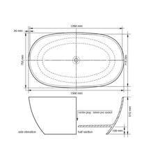 Load image into Gallery viewer, Livingstone Monica Freestanding Bath