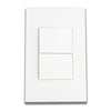 Onesto Matrix Medium 2 Lever 1-Way Light Switch 4 x 2