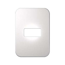 Load image into Gallery viewer, VETi 1 1 Horizontal Module Cover Plate 4 x 2 - White Trim