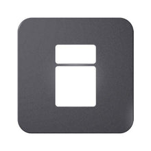 Load image into Gallery viewer, VETi 1 1 Horizontal & Wide Module Cover Plate 4 x 4 - White Trim