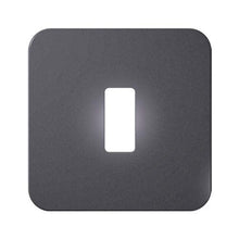 Load image into Gallery viewer, VETi 1 1 Module Cover Plate 4 x 4 - White Trim