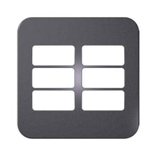 Load image into Gallery viewer, VETi 1 6 Horizontal Module Cover Plate 4 x 4 - White Trim