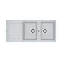 Load image into Gallery viewer, Franke Maris MRG621 Fragranite Double Bowl Inset Sink 500x1160mm - Polar White