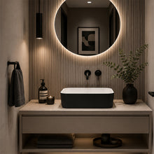 Load image into Gallery viewer, Two Tone Stone Modicum Countertop Vanity Basin