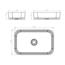 Load image into Gallery viewer, Two Tone Stone Modicum Small ThruColour Countertop Vanity Basin