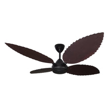 Load image into Gallery viewer, Solent High Breeze 100 4 Blade Ceiling Fan 1500mm - Mahogany Palm Leaf