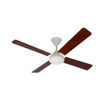 Load image into Gallery viewer, Solent High Breeze 4 Blade Ceiling Fan 1200mm - Matt White & Mahogany