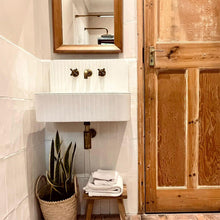 Load image into Gallery viewer, Two Tone Stone Murus Wall Hung Vanity Basin