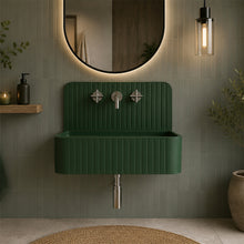 Load image into Gallery viewer, Two Tone Stone Murus Wall Hung Vanity Basin