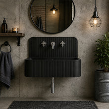 Load image into Gallery viewer, Two Tone Stone Murus Wall Hung Vanity Basin
