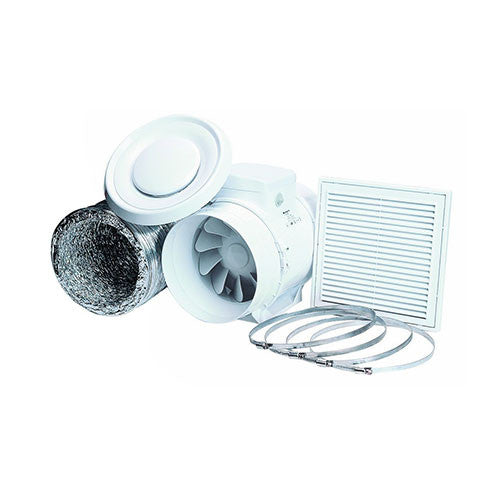 Axial In-Line Extractor Fan Kit 200mm – Livecopper