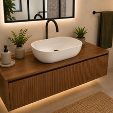 Load image into Gallery viewer, Two Tone Stone Octavo Countertop Vanity Basin