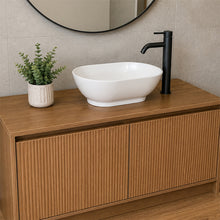 Load image into Gallery viewer, Two Tone Stone Ovale Countertop Vanity Basin