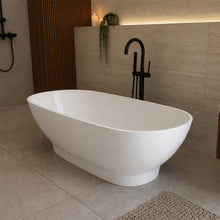 Load image into Gallery viewer, Two Tone Stone Ovale Freestanding Bath