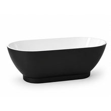 Load image into Gallery viewer, Two Tone Stone Ovale Freestanding Bath