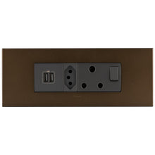 Load image into Gallery viewer, Legrand Arteor 6 Module Power Cluster with USB
