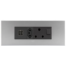 Load image into Gallery viewer, Legrand Arteor 6 Module Power Cluster with USB
