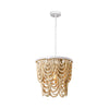 Bright Star Beaded Chandelier - Natural