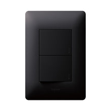 Load image into Gallery viewer, Legrand Ysalis 2 Lever Switch with Dimmer 4 x 2
