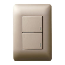 Load image into Gallery viewer, Legrand Ysalis 2 Lever with Dimmer Switch 4 x 2
