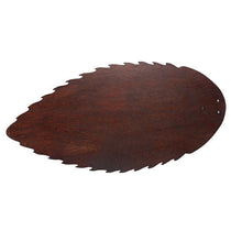 Load image into Gallery viewer, Solent High Breeze 100 4 Blade Ceiling Fan 1500mm - Mahogany Palm Leaf