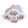 WACO 4 Light Ceiling Mount Bathroom Heater