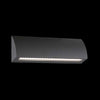 K. Light Curved Rectangular Large LED Step Light 8W 350lm 3000K - Matt Black