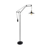 Bright Star Drop Matt Black Floor Standing Lamp