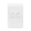 S-TEC 2 Lever 1-Way Light Switch 4 x 2