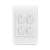 S-TEC 4 Lever 1-Way Light Switch 4 x 2