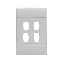 Load image into Gallery viewer, CBi Electric SUG024-W Switch Ultra 4 Module Cover Plate 4x2 - White