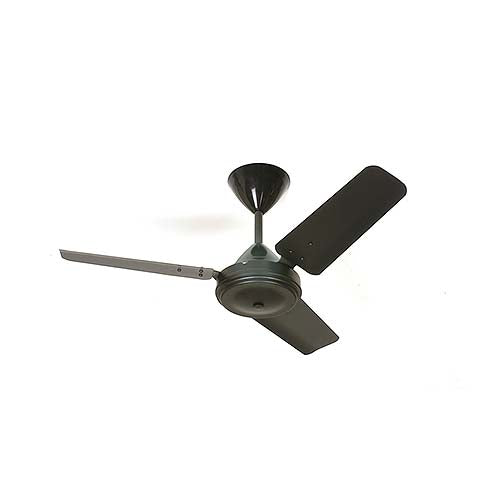Solent Whirlwind 3 Blade Ceiling Fan 900mm - Black