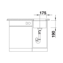 Load image into Gallery viewer, BLANCO SubLine 320-U Silgranit Single Bowl Undermount Sink - White