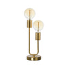 Bright Star Metal Globe Table Lamp - Brass