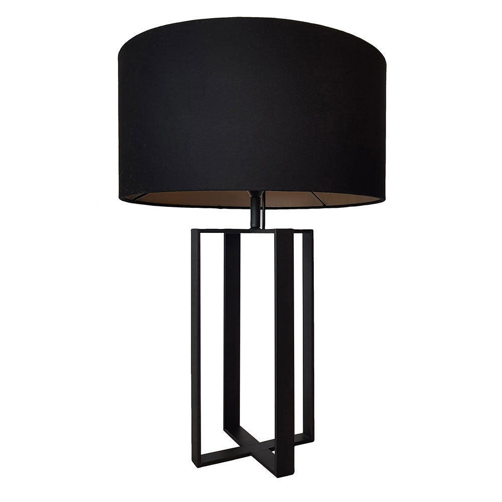 Flat Bar Rothmans Tall Black Table Lamp