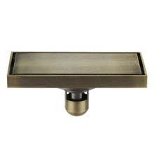 Load image into Gallery viewer, Trendy Taps Cuivre Rectangle Shower Drain - Brass