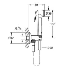 Load image into Gallery viewer, GROHE Tempesta-F Trigger Spray Wall Holder Set