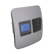 Load image into Gallery viewer, VETi &lt;i&gt;1&lt;/i&gt; Programmable Thermostat with Isolator Switch 4 x 4 - Black Modules
