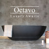 Two Tone Stone Octavo Freestanding Bath